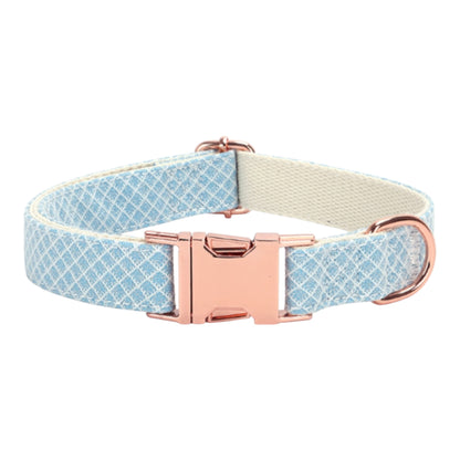 Dog Pastel Blue Collar Set